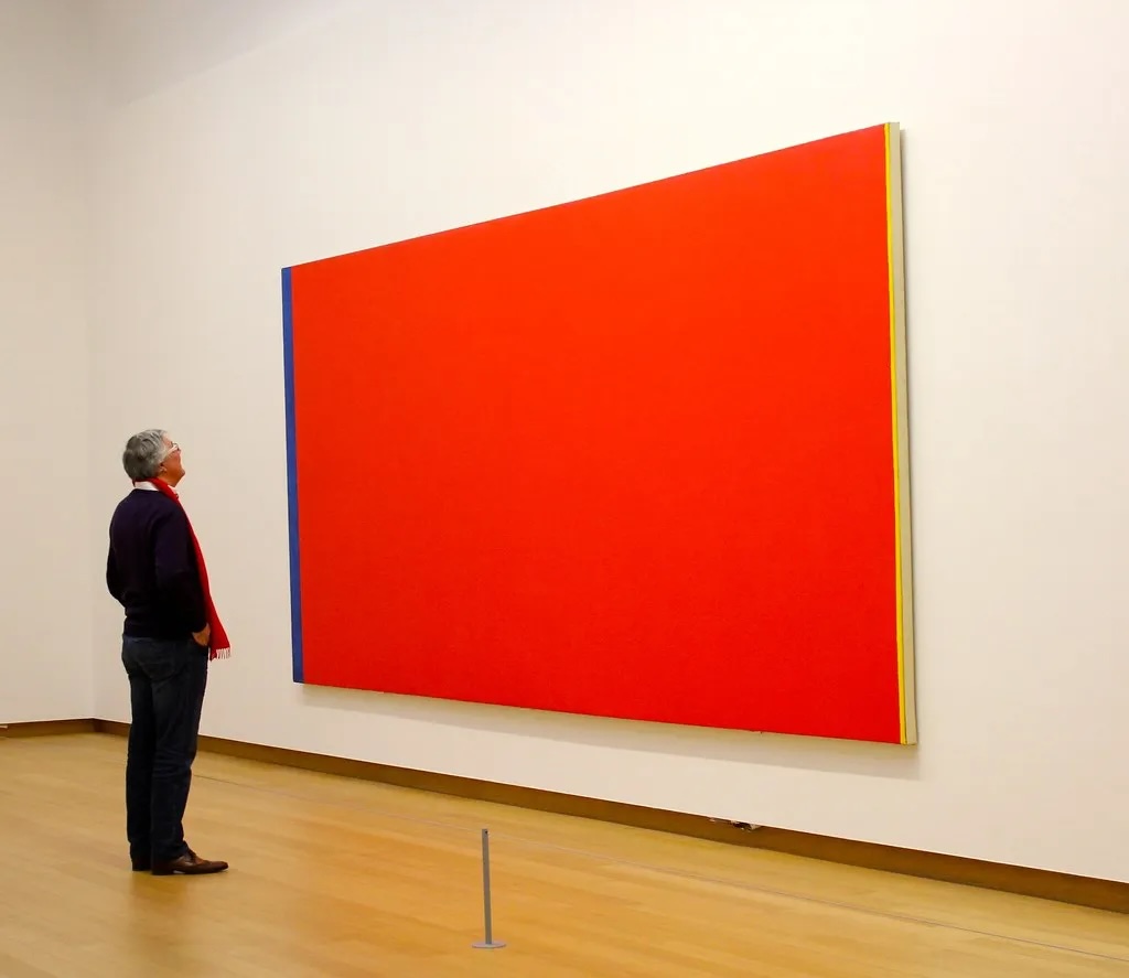 Barnett Newman “Who’s Afraid of Red, Yellow, and Blue?” (1966-1970)